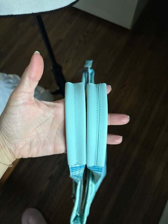 Lug Skyliner Medium Quilted Tote with Trolley Sleeve in Marina Stripes - Picture 3 of 11